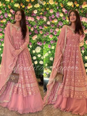 Designer Lehenga Suit Faux Georgette with Thread & Sequence work 3 Piece Set 